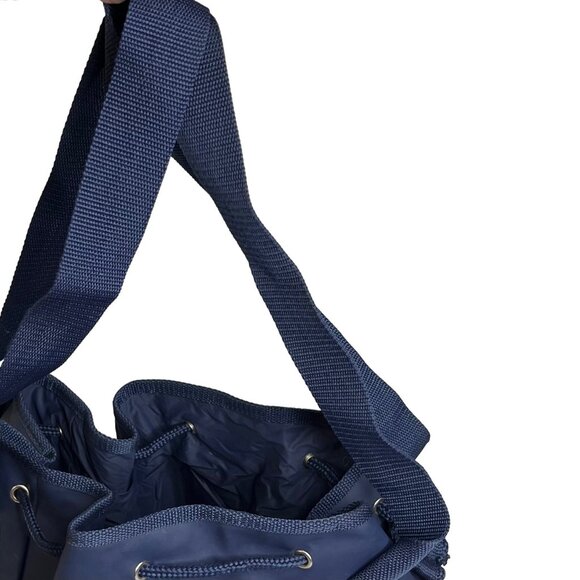 Ralph Lauren Polo Sport Navy Blue Drawstring Bucket Bag Y2K 90's - Picture 5 of 9